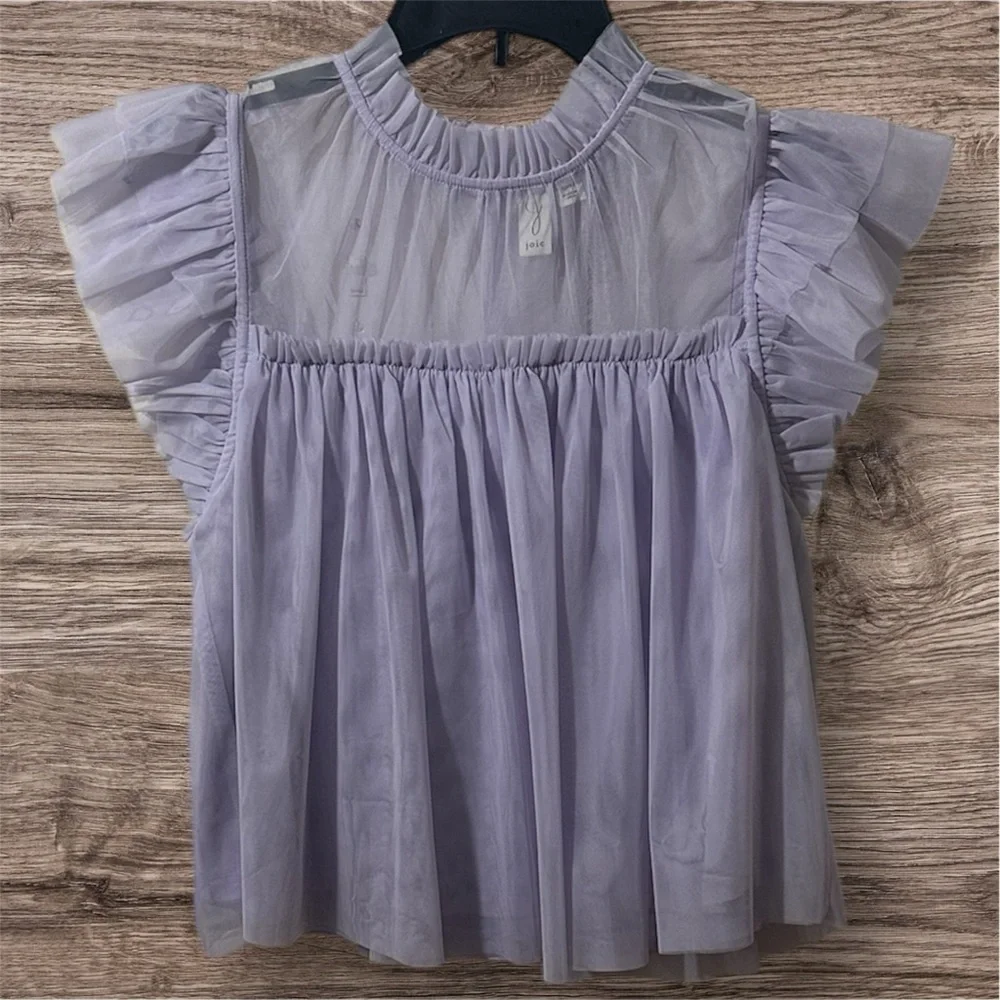 Joie Light Purple Sheer Blouse - Picture 2 of 4